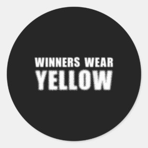 De winnaars Draag Geel team van de Camp van de Kle Ronde Sticker