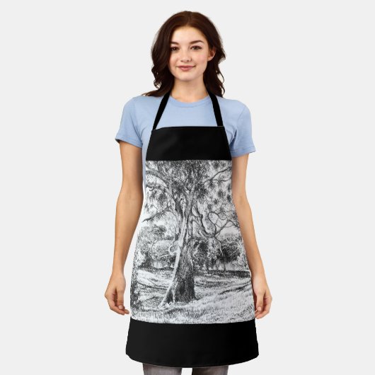 De Winnie the Pooh Tree - Schort (Gedragen)