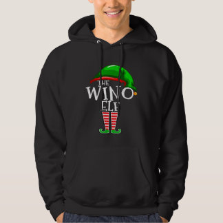 De Wino Elf Familie Matching Groep Kerst Drunk Hoodie