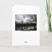 De winter ~ 21.5 kaart (Achterkant)