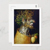 De winter, Arcimboldo Briefkaart (Voorkant / Achterkant)