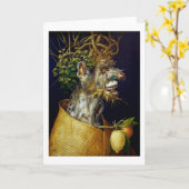 De winter, Arcimboldo Kaart (Gele Bloem)
