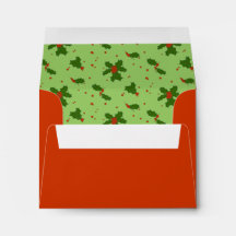De winter: Happy Holly Days Pattern A2 Note Card
