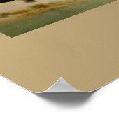 De winter in het land, het Poster krijgen van ijs (Hoek)