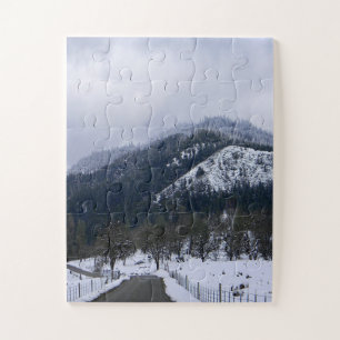 De winter in het land.... legpuzzel