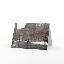 De winter in het Vierkant van Washington (de