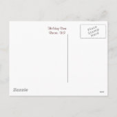 De winter in Wisconsin Feestdagenkaart (Achterkant)