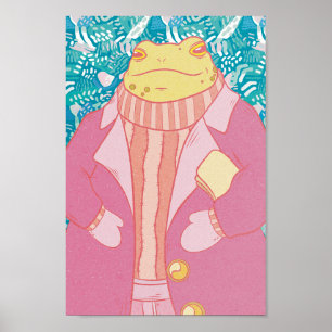 De Winter Kikker Poster