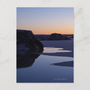 De winter, Meer Myvatn, IJsland Briefkaart