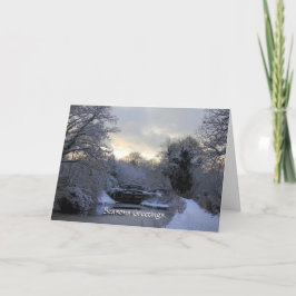 De winter op de Kaart van het Kanaal Basingstoke