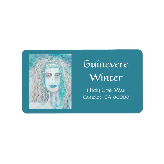 De Winter Solstice Queen Etiket (Voorkant)