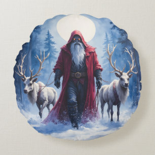 De Winterkoning Komt. Rond Kussen