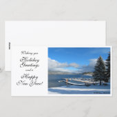 De winterse Scène van Idaho Feestdagenkaart (Voorkant / Achterkant)