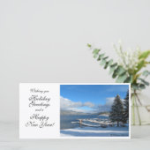 De winterse Scène van Idaho Feestdagenkaart (Staand voorkant)