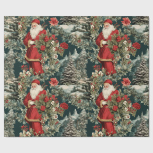 De wintertuin van de Kerstman Cadeaupapier