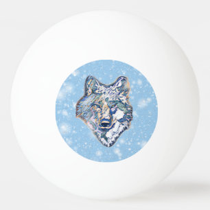 De winterwolf   pingpongballen