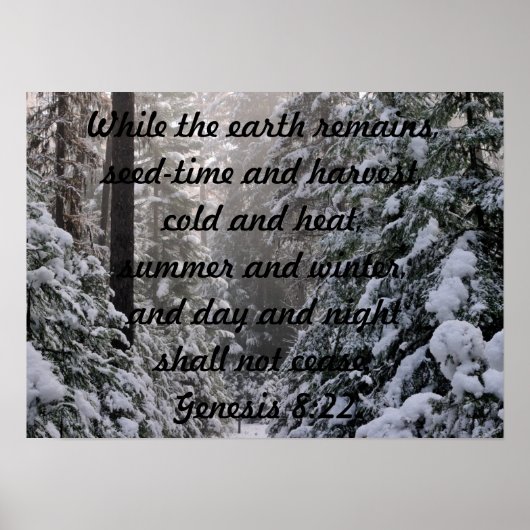 De winterzomer eindigt niet met de genesis van 8:2 poster (Voorkant)