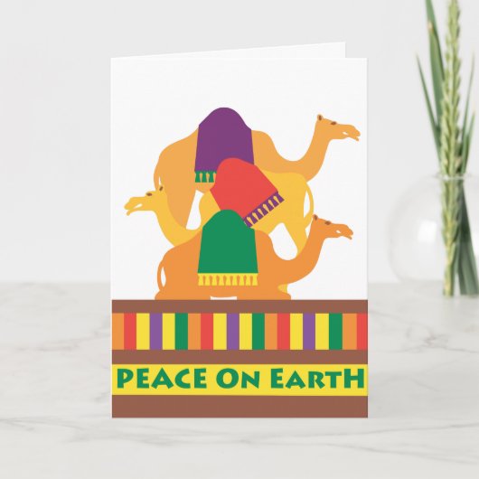 De Wise and Wonderful Camel Holiday Kaart (Voorkant)