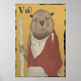 De Wise Beaver Poster
