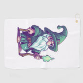 De Wise Wizard Gnome Golfhanddoek (Horizontaal)