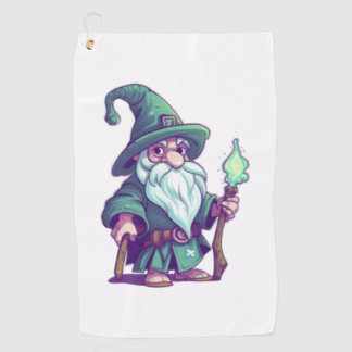 De Wise Wizard Gnome Golfhanddoek