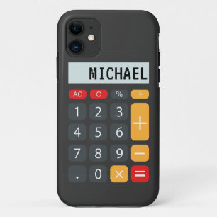 De Wiskunde van de calculator Gepersonaliseerde Na iPhone 11 Hoesje