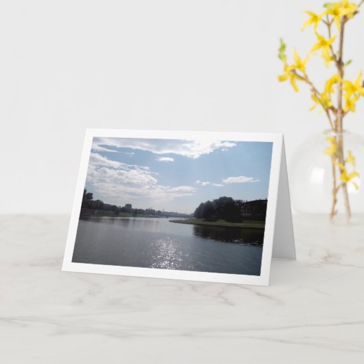 De Wisła, het landschap van Krakau Kaart (Gele Bloem)