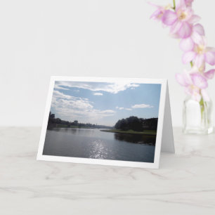 De Wisła, het landschap van Krakau Kaart