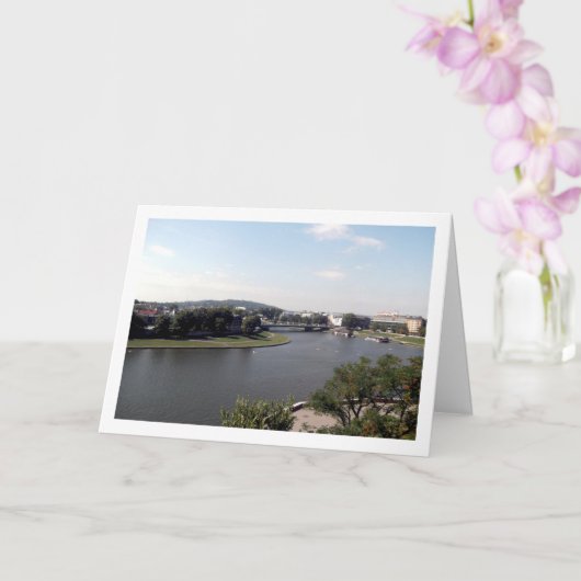 De Wisła, Kraków, Polen Kaart (Orchidee)