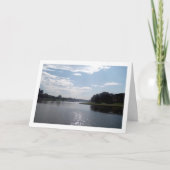 De Wisła rivier, landschap van Krakau Kaart (Voorkant)