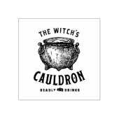 De Witches Cauldron Rubberstempel (Afrduk)