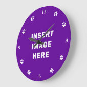 De Witte Aantallen van de Sjabloon van de Klok van (Hoek)