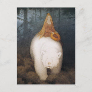 “De Witte Beer” door Theodor Kittelsen Briefkaart