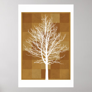 De witte boom poster