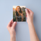 De Witte Borstel van het Afstuderen van de begroti Flyer (Hand)