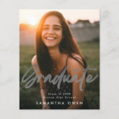 De Witte Borstel van het Afstuderen van de begroti Flyer (Voorkant)