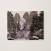 De witte buffel legpuzzel (Horizontaal)
