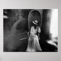 De witte jurk - Poster