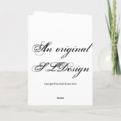 (De Witte) Kaart van het Konijn van Valentijn (Achterkant)