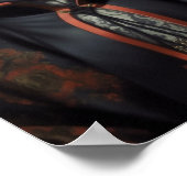 De witte kat poster (Hoek)