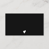 De witte marmer van het manuscript orde bedankt visitekaartje (Achterkant)