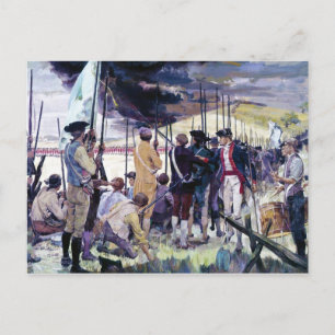 De witte ogen van Ken Riley Briefkaart