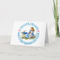 De witte Stormlopen van het Konijn door Alice in