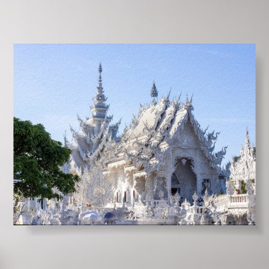 De witte tempel poster (Voorkant)