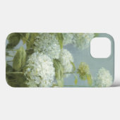 De witte Tuin van de Hydrangea hortensia Case-Mate iPhone Case (Achterkant (horizontaal))