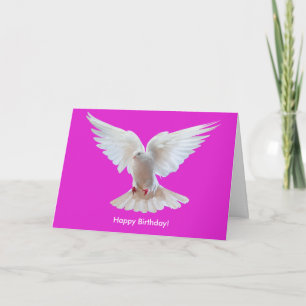 De witte verjaardag-Kaart van het afbeelding van Kaart