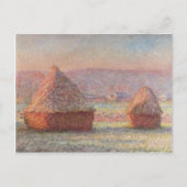 De witte vorst van Claude Monet (1889) Briefkaart (Voorkant)