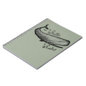 De witte walvis notitieboek (Linkerzijde)
