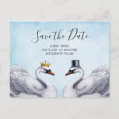 De witte Zwand sparen de Datum Aankondigingskaart (Voorkant)