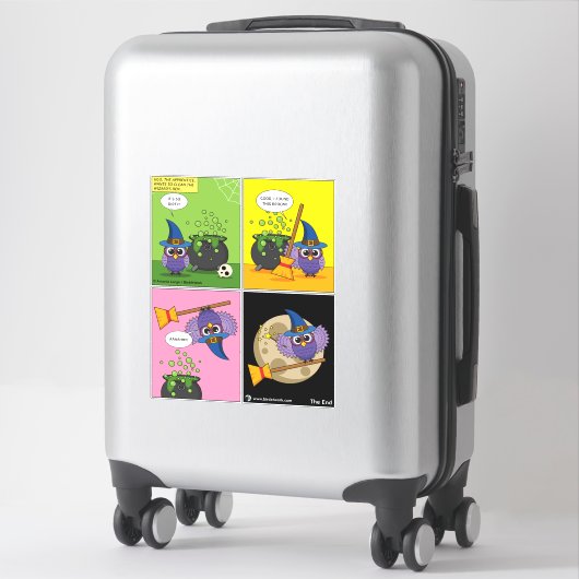 De wizard Apprentice - Comic reinigen Sticker (Koffer)
